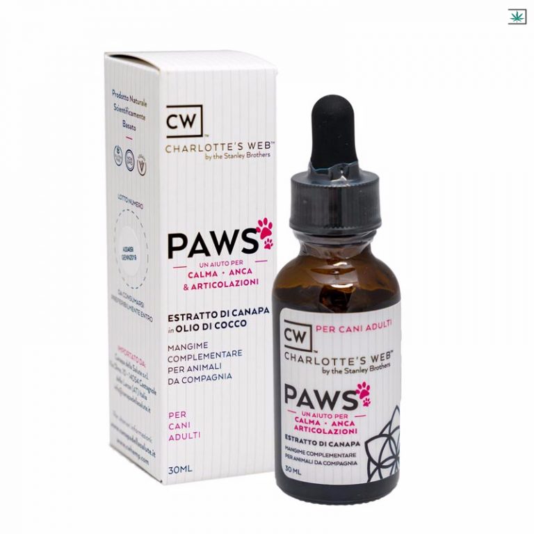 CW PAWS ESTRATTO DI CANAPA IN OLIO DI COCCO for Pet